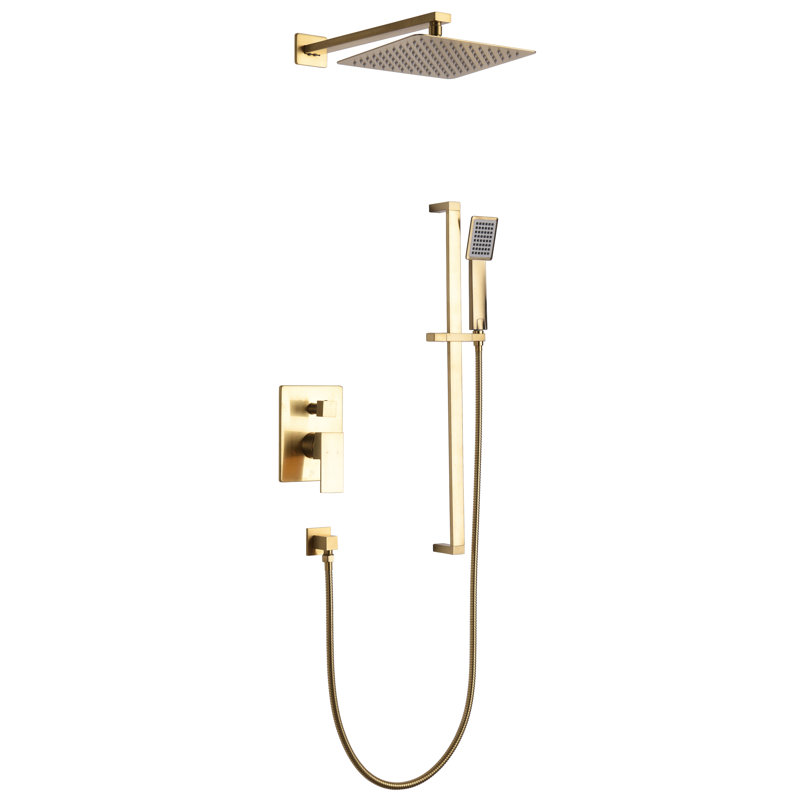 LMBath Madison Temperature Control Complete Shower System with Roughin